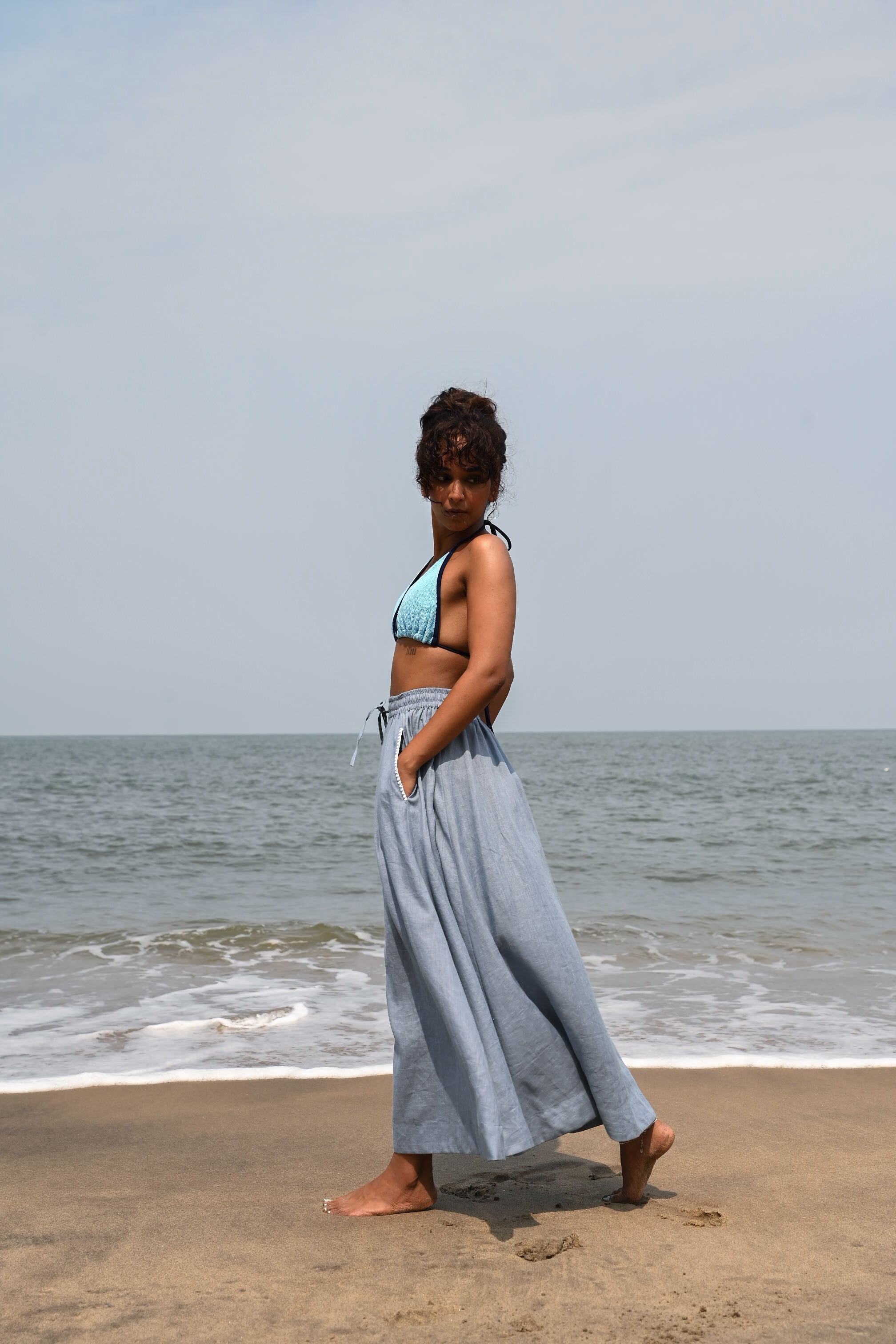 Verve Maxi Skirt - Blue