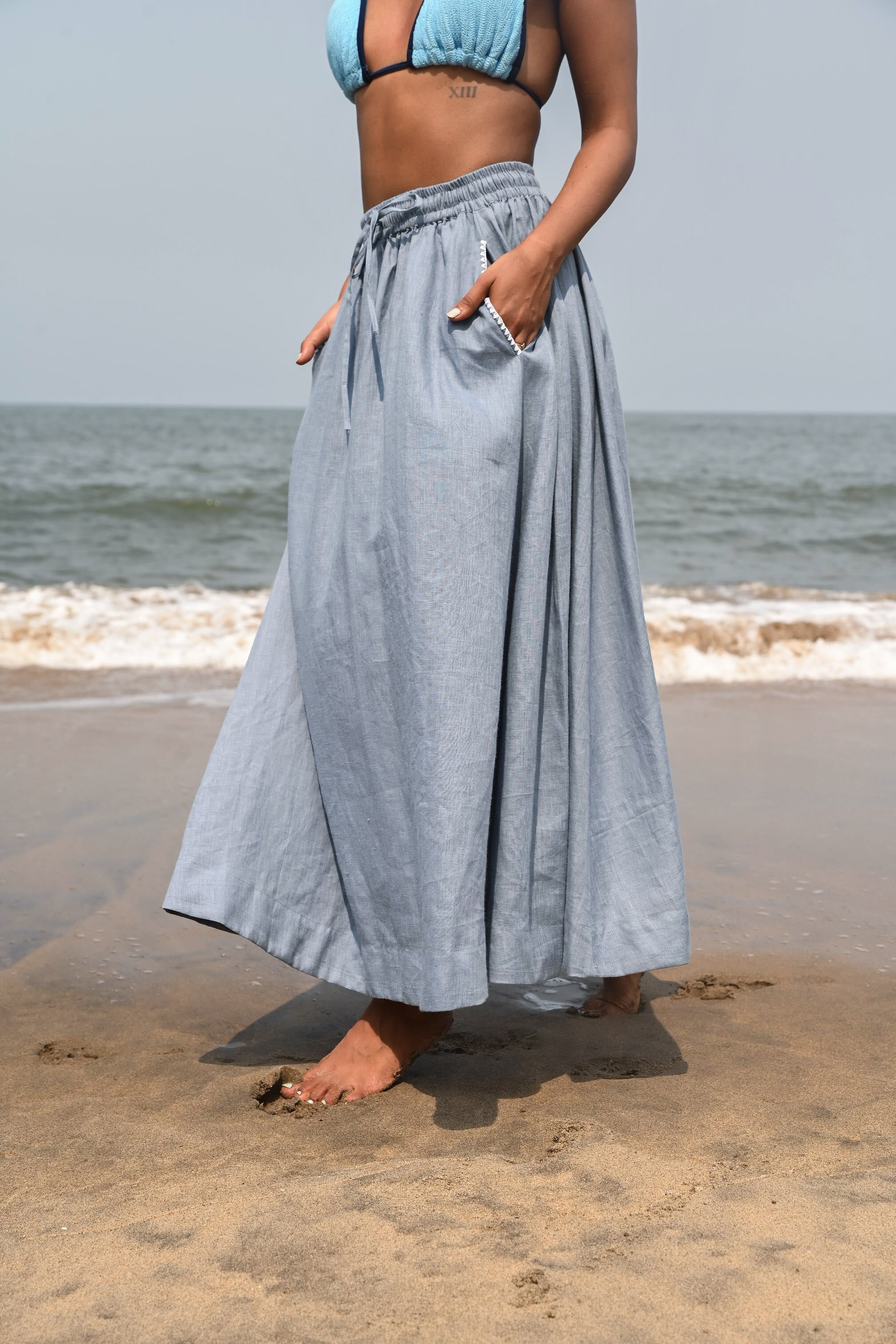 Verve Maxi Skirt - Blue
