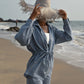 Jade String Shirt - Blue