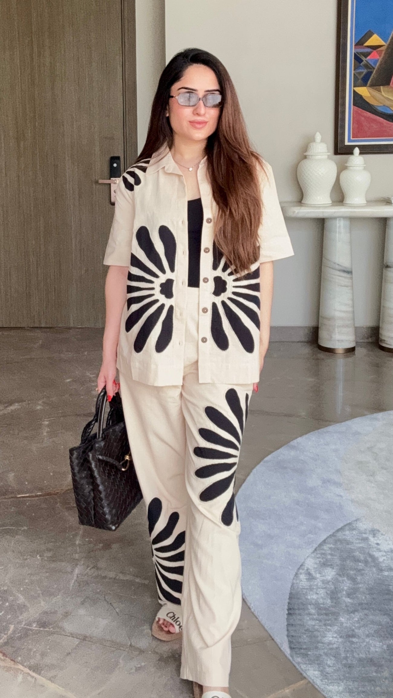 Nikita Vasdev in Hibiscus Co-ord Set