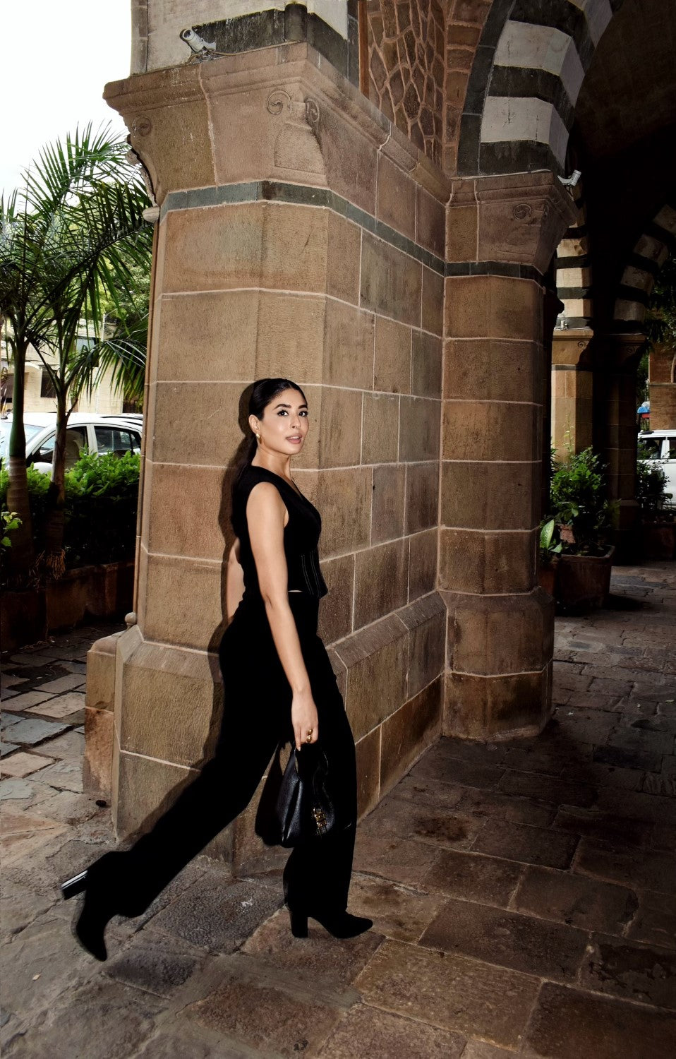 High Waisted Pants - Black