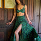 Long Skirt - Emerald Jungle