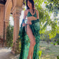 String Bikini Bottom - Emerald Jungle