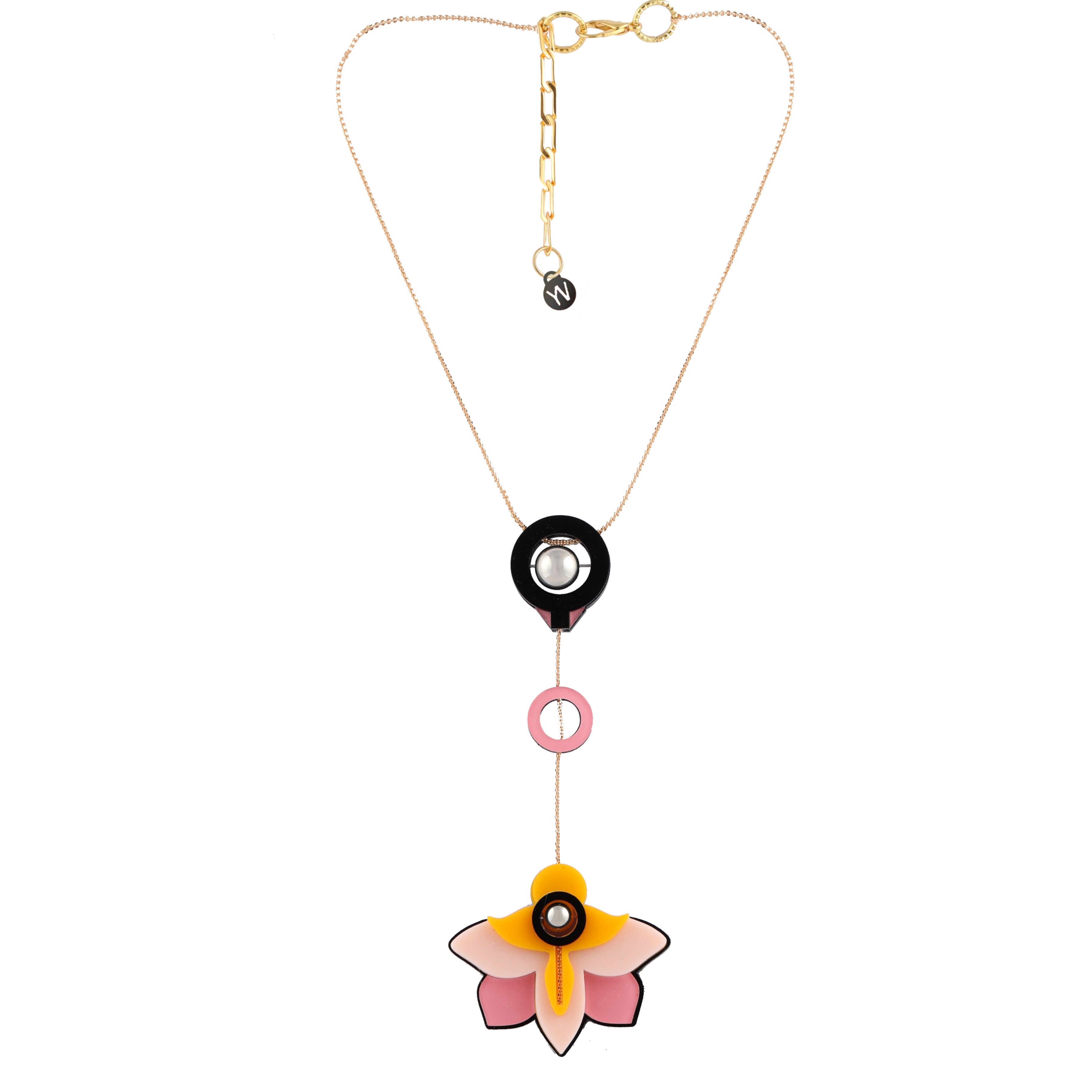 THE PINK DAFFODIL NECKLACE