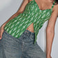 Ikat Green Top