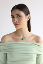 heart pendant, only pendant, heart jewellery, silver pendant, stone pendant, silver jewellery, minimal jewellery, designer jewellery, modern jewellery, 18k golf plated jewellery