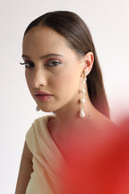 MODERN JEWELLERY, pearl jewellery, pearl ring, silver jewellery, modern jewellery, minimal jewellery, 925 silver jewellery.