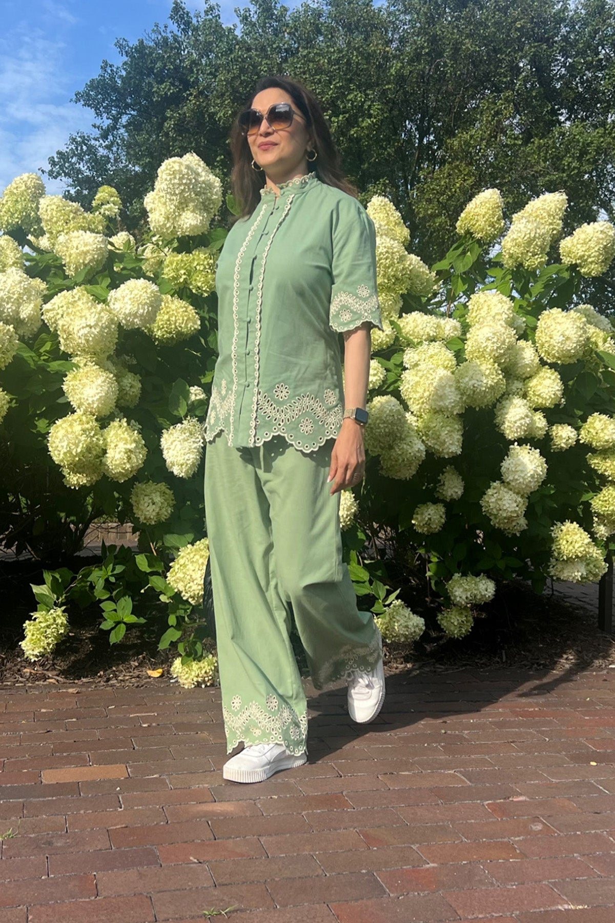 Madhuri Dixit in Caper Co-ord Set