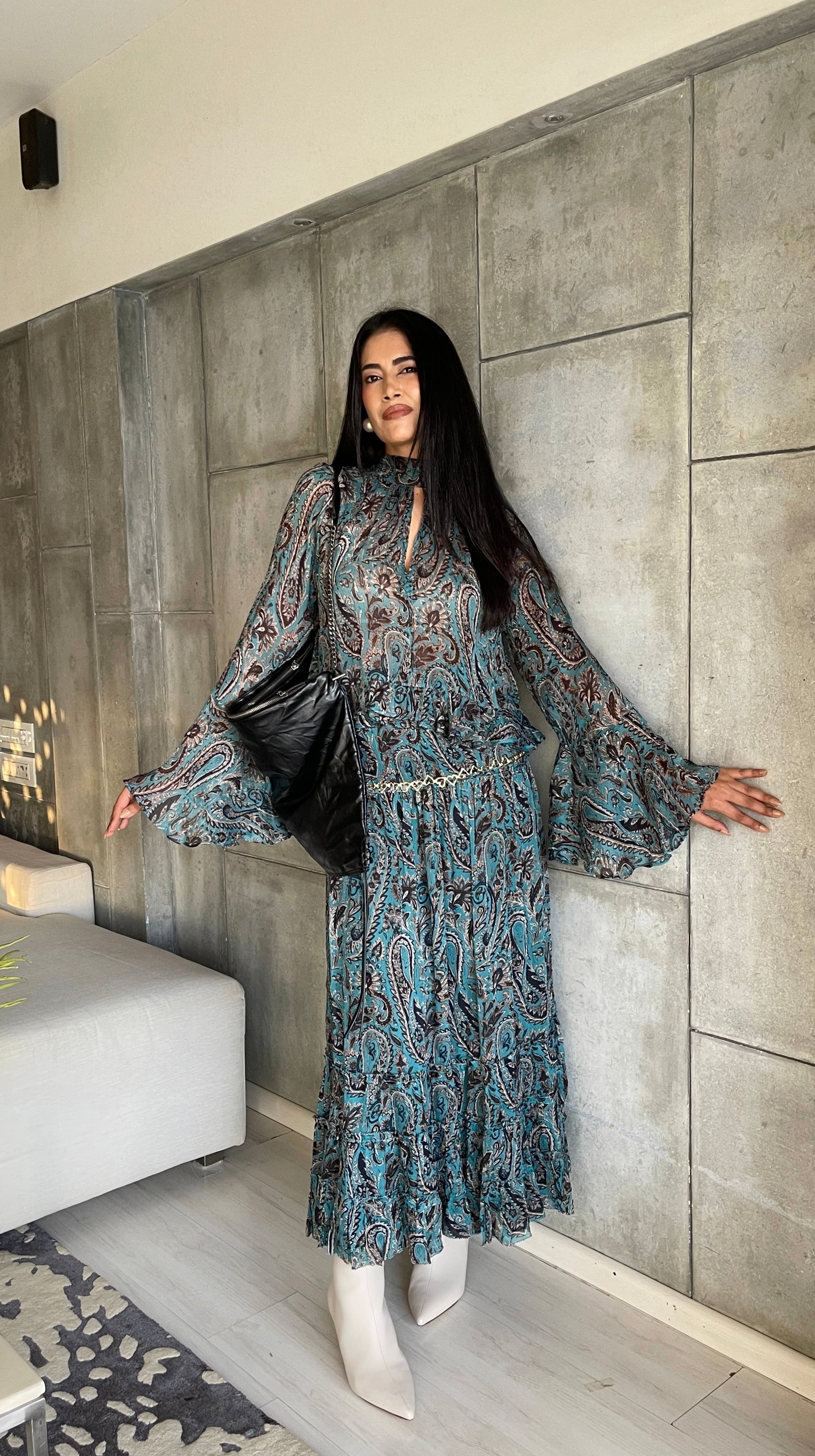 Alisha Pekha in Carmine Co-ord Set