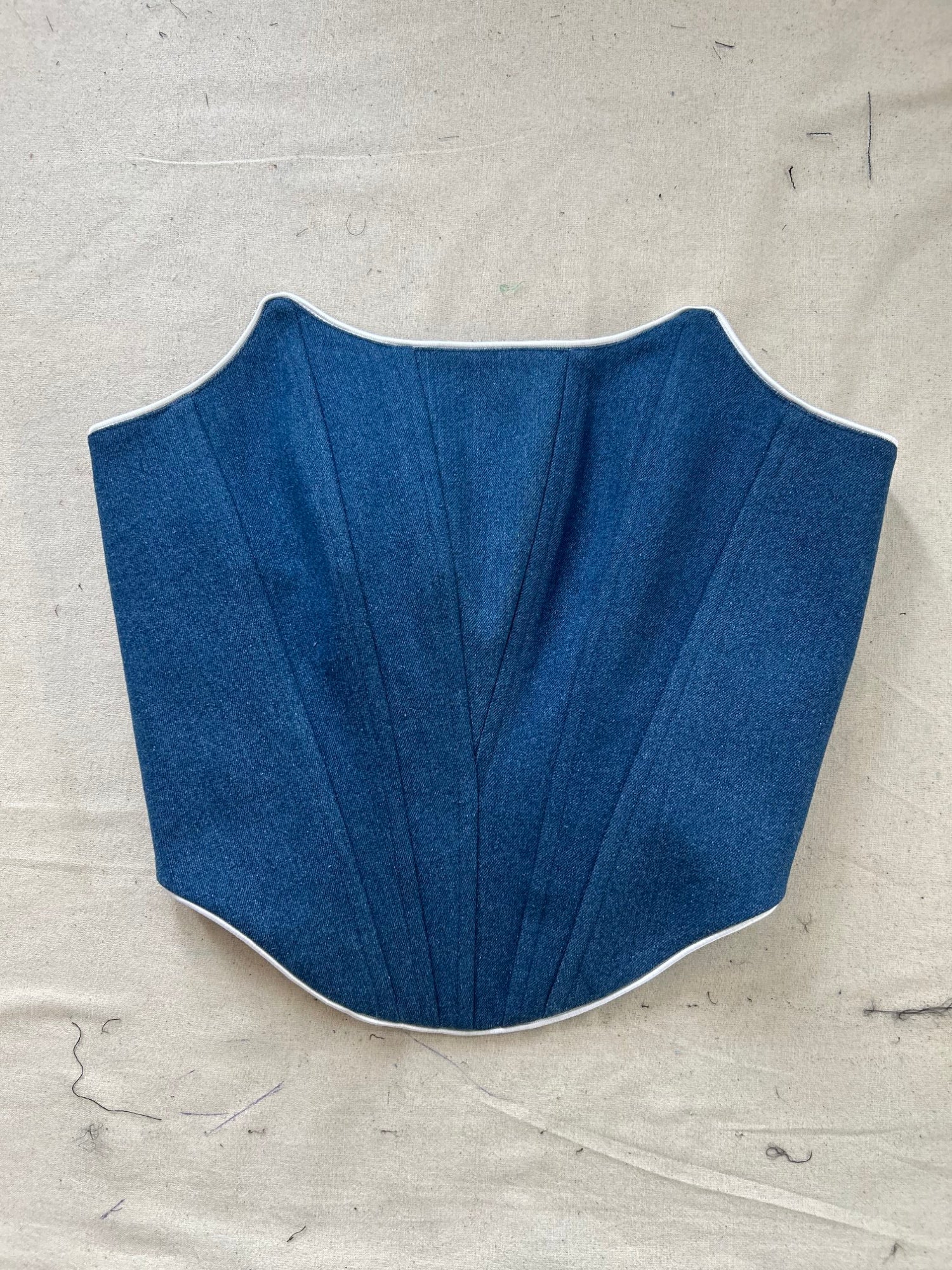 Outline Me Corset - Dark Blue