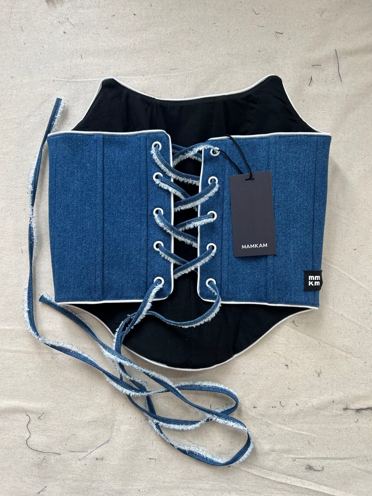 Outline Me Corset - Dark Blue