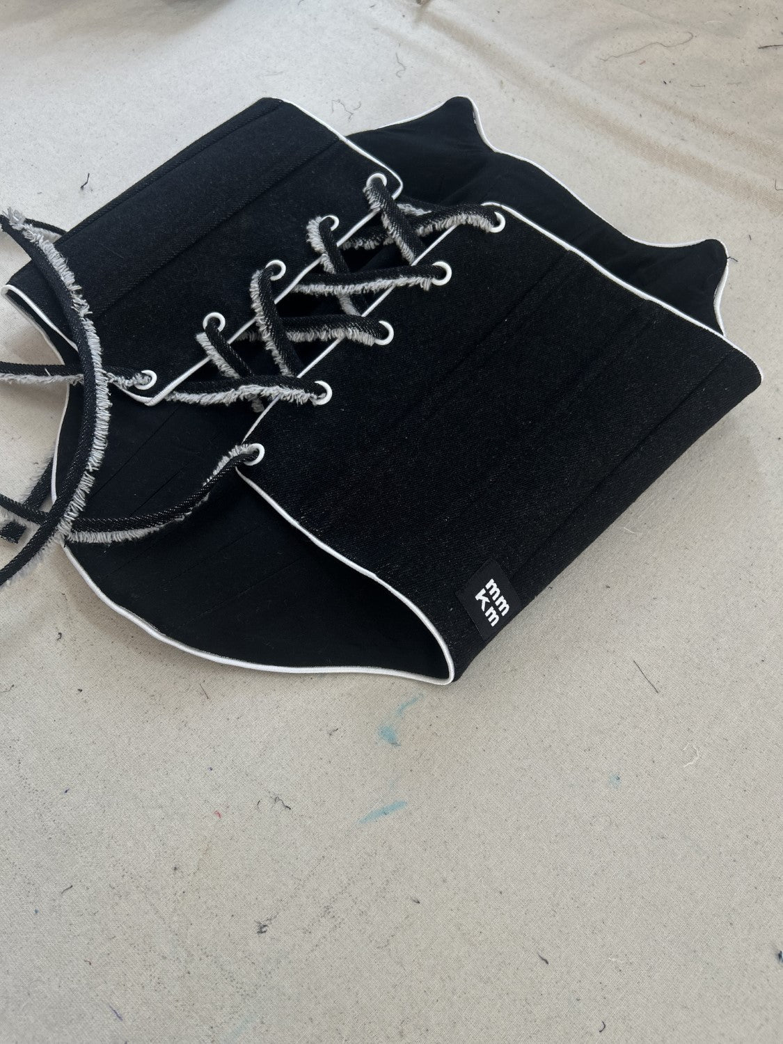 Two Tone Denim Corset