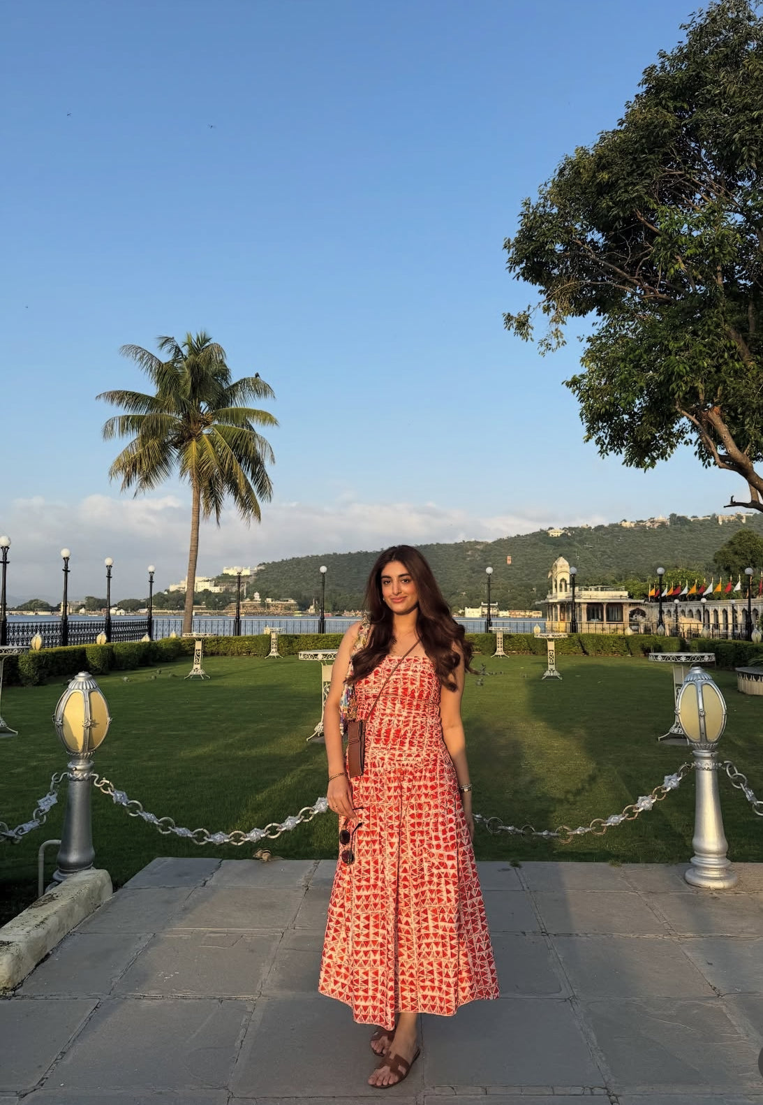 Sukhmani Bedi in Amalfi Midi Dress