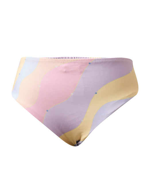 Jasmine Wave Mid-Rise Bikini Bottom