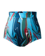 Cosmic Wave High Waist Bikini Bottom