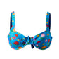 Balconette Underwired and Padded Bikini Top - Lotus Pond