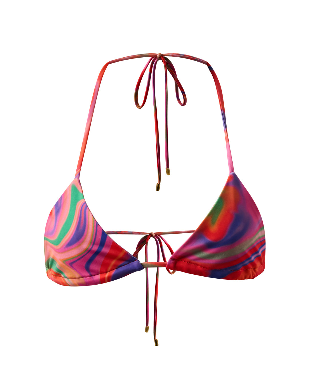 String Bikini Top - Candy Wave