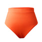 High Waist Bikini Bottom - Orange