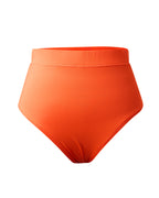 High Waist Bikini Bottom - Orange