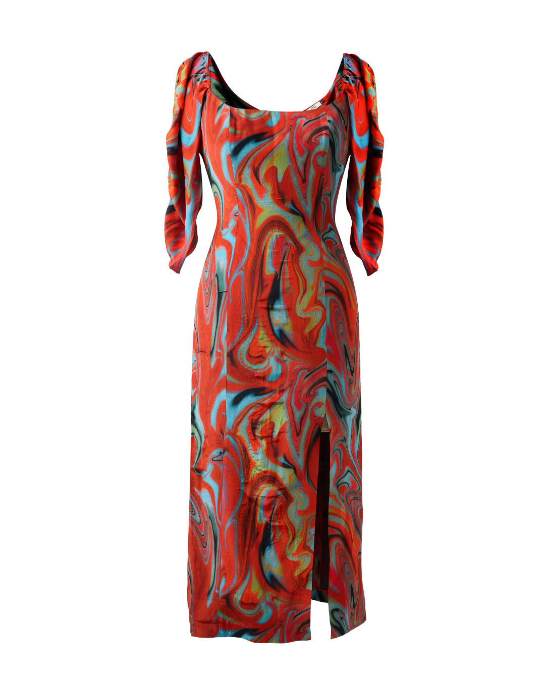 Cayenne Wave Waist Cinching Dress