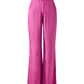 Magenta High Waist Trousers