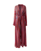 Kaftaan with Drawstring Waist - Candy Stripes
