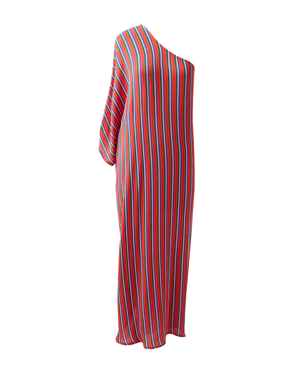 One Shoulder Dress - Candy Stripes