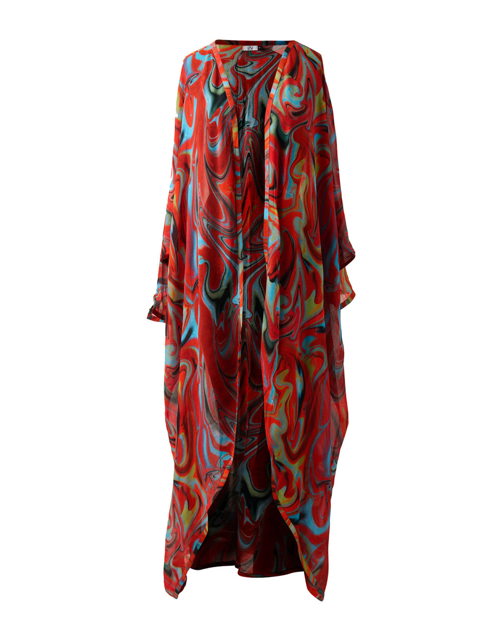 Cayenne Wave Front Open Kaftaan