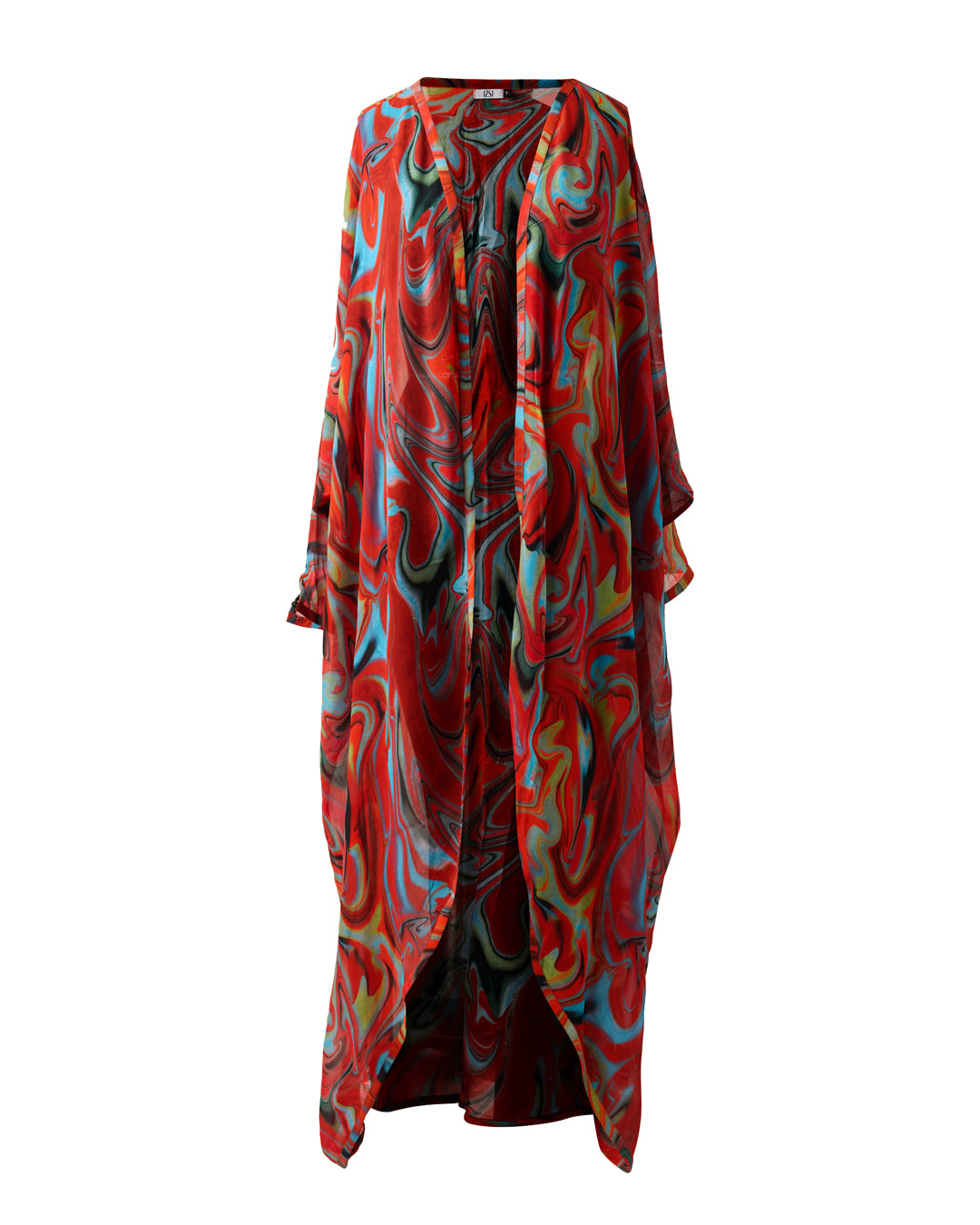 Cayenne Wave Front Open Kaftaan