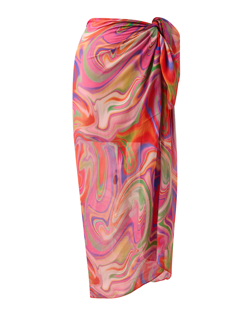 Classic Long Sarong - Candy Wave