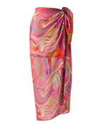 Classic Long Sarong - Candy Wave
