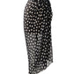 Classic Long Sarong - Noir Dot