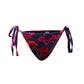 Oriental Poppy String Bikini Bottom