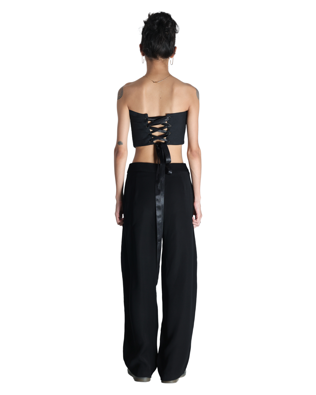 Strapless Black Corset