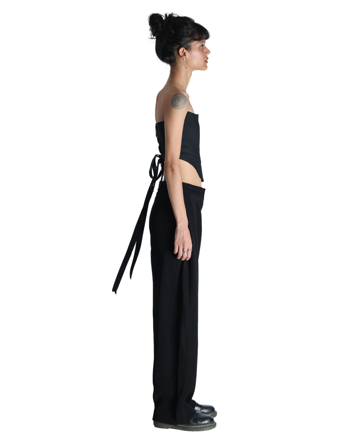 Strapless Black Corset