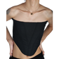 Strapless Black Corset