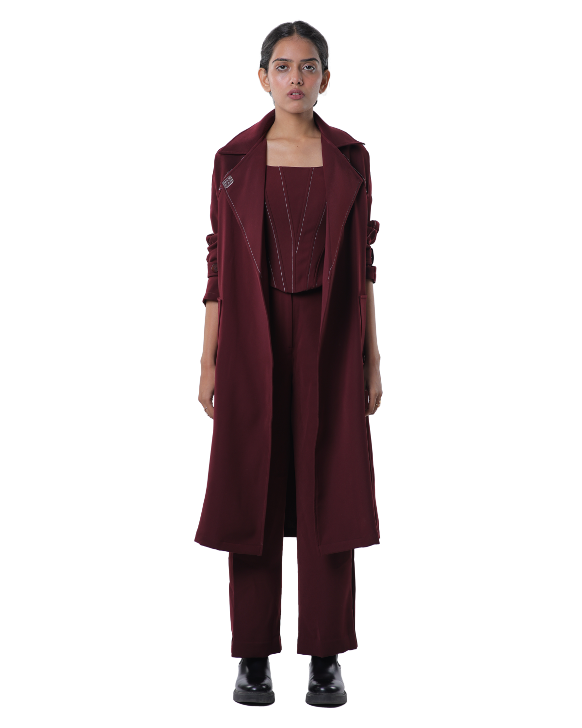 Trench Coat - Merlot