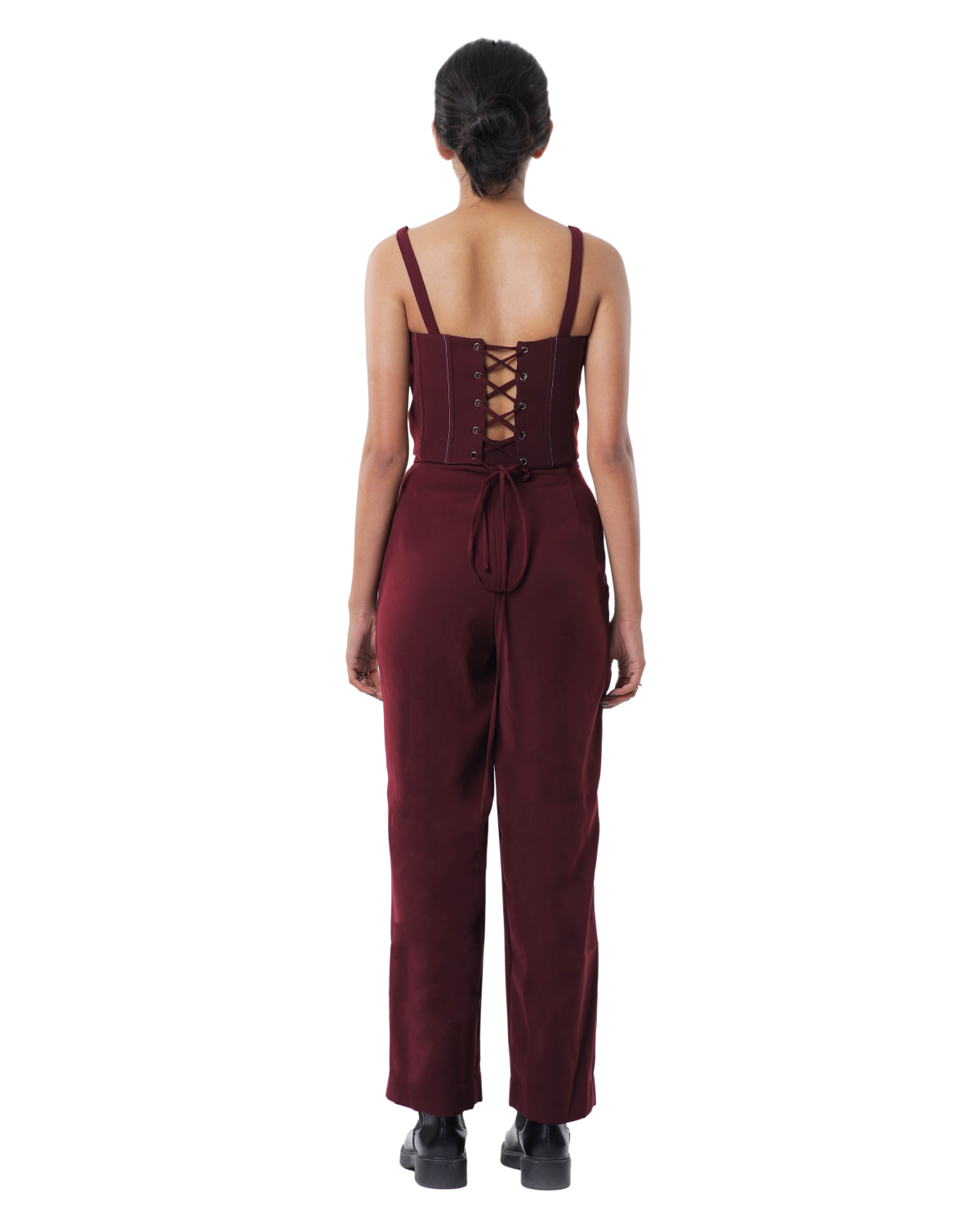 Knotty Corset - Merlot