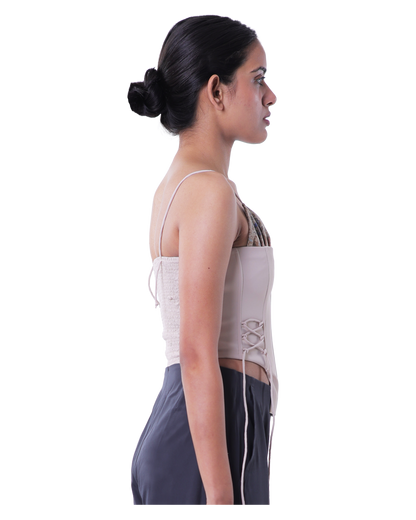 Bunny Ears Corset - Cream
