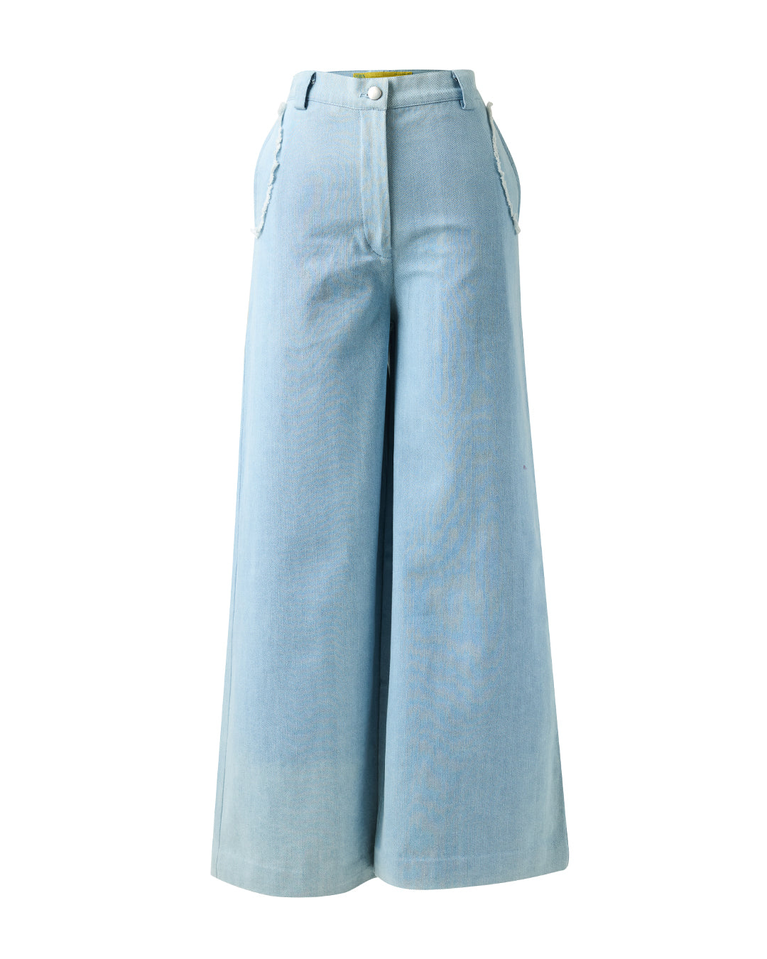 FRINGED POCKET PANTS
