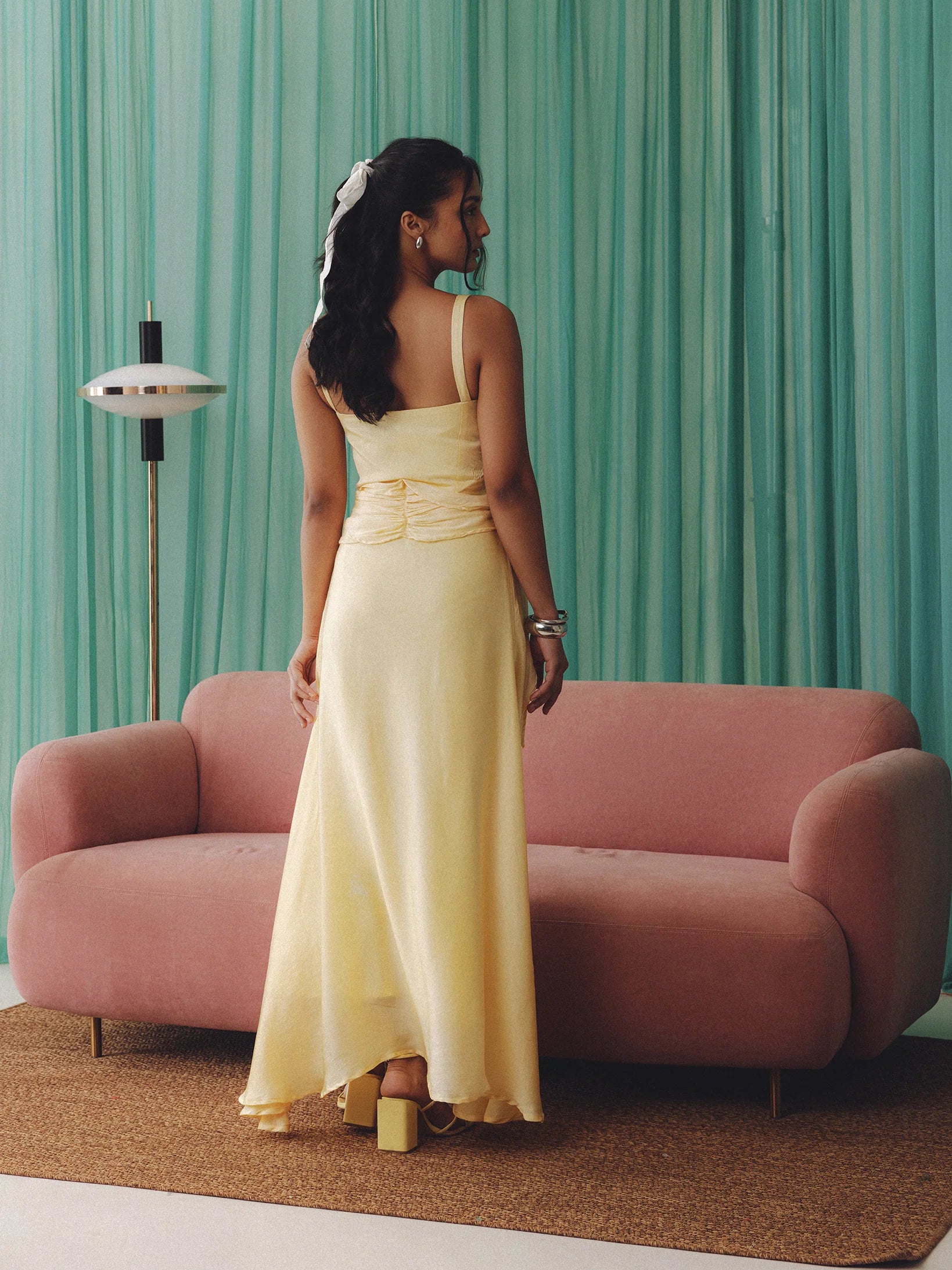 Savannah Satin dress