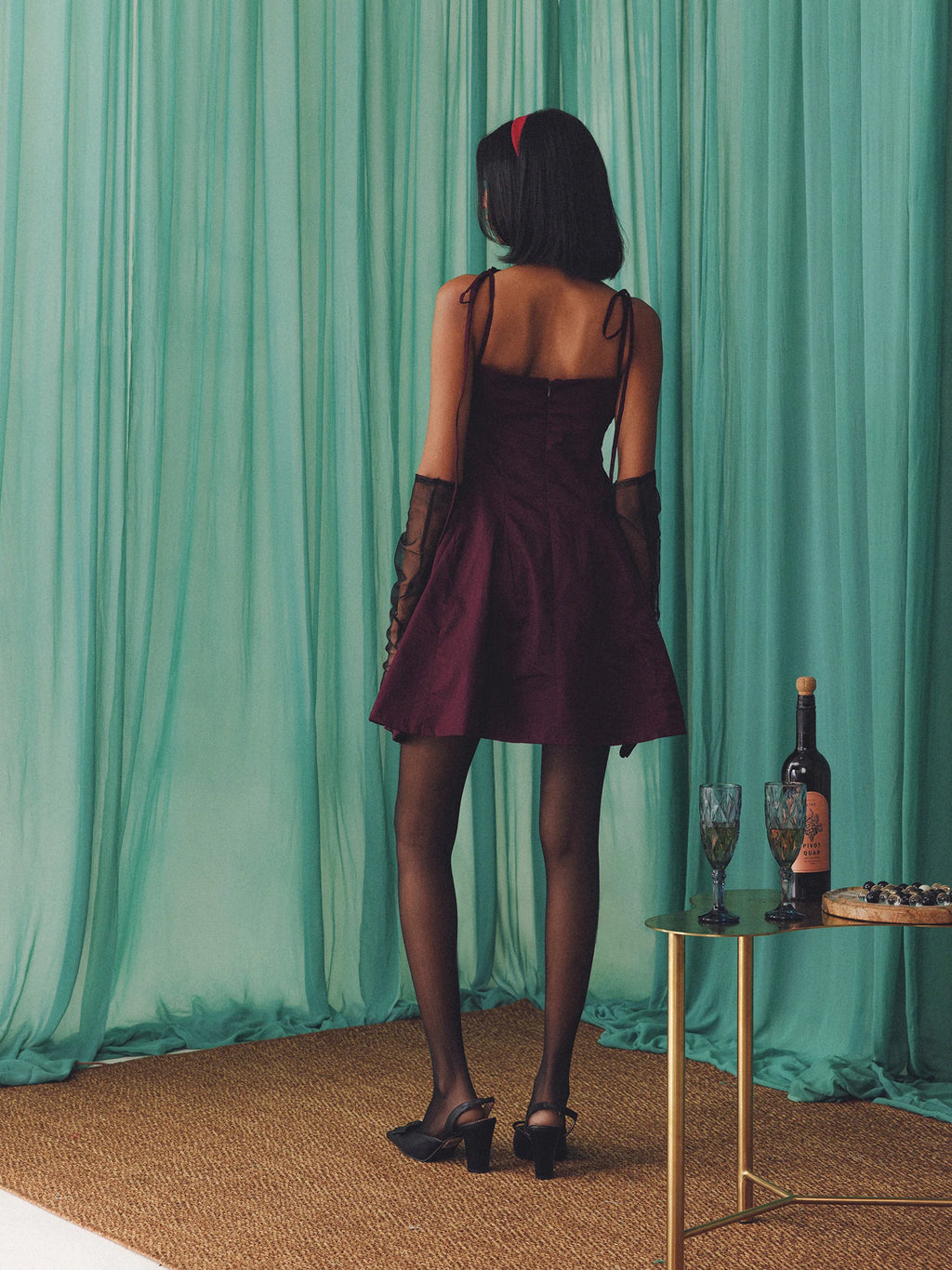 St. Tropez Dress: Maroon