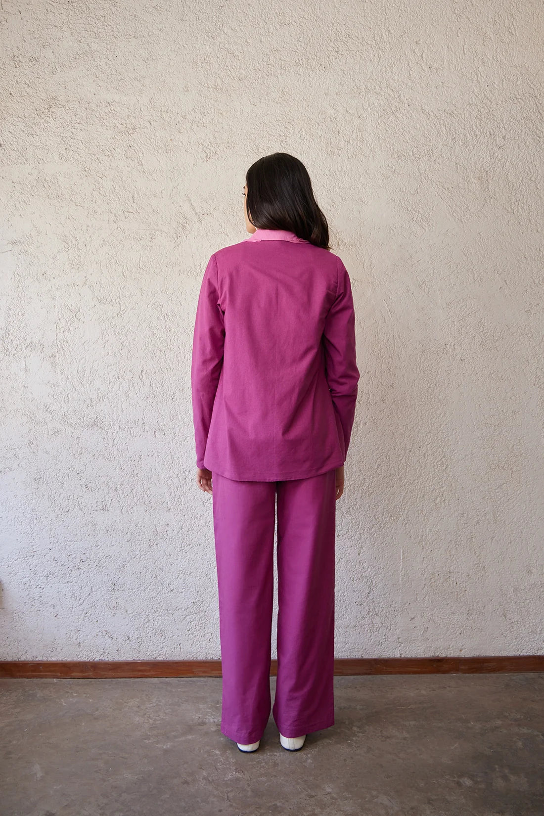 DOWNTOWN JACKET IN BERRY