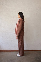 DOWNTOWN JACKET IN  COCOA