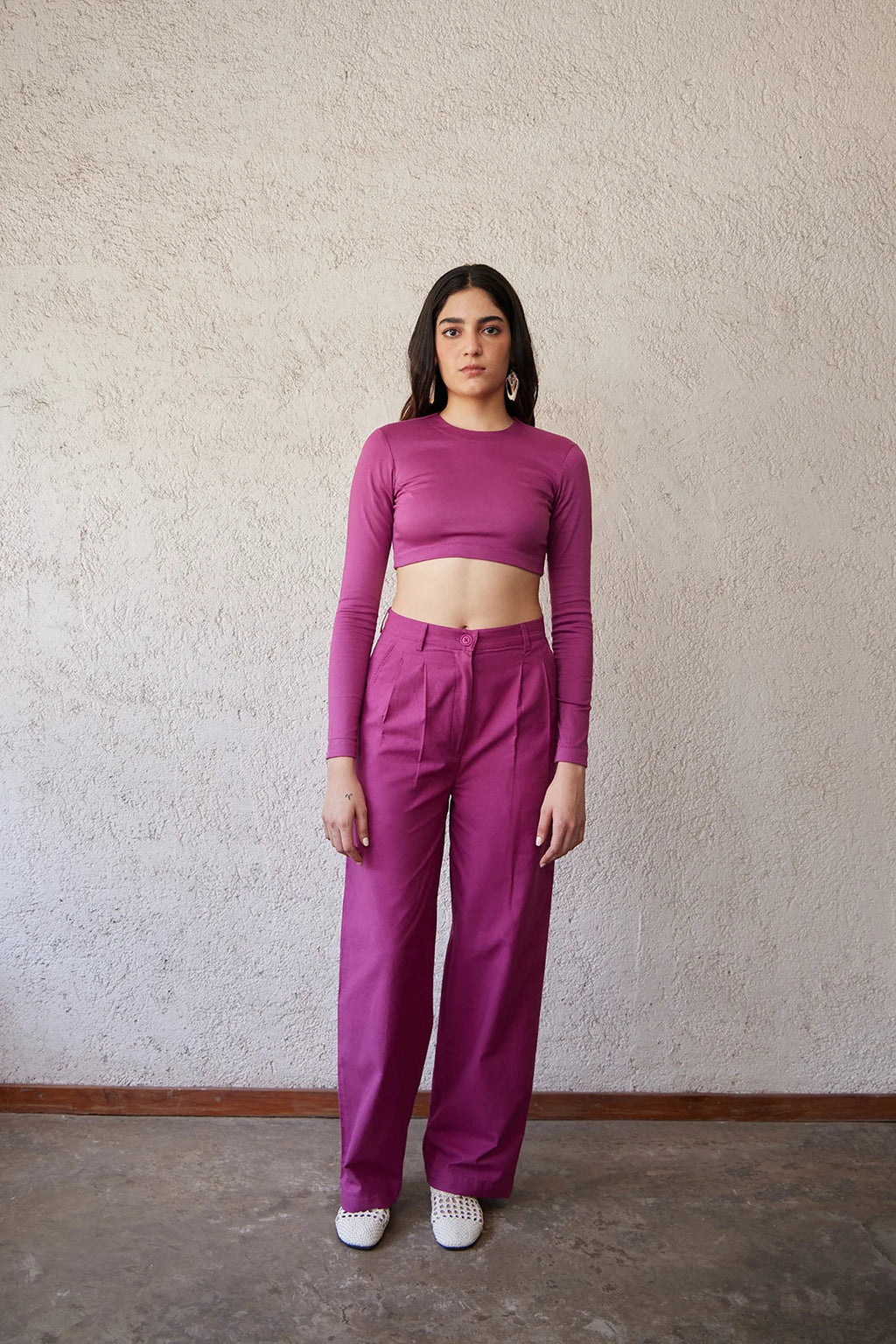 DOWNTOWN PANTS IN BERRY