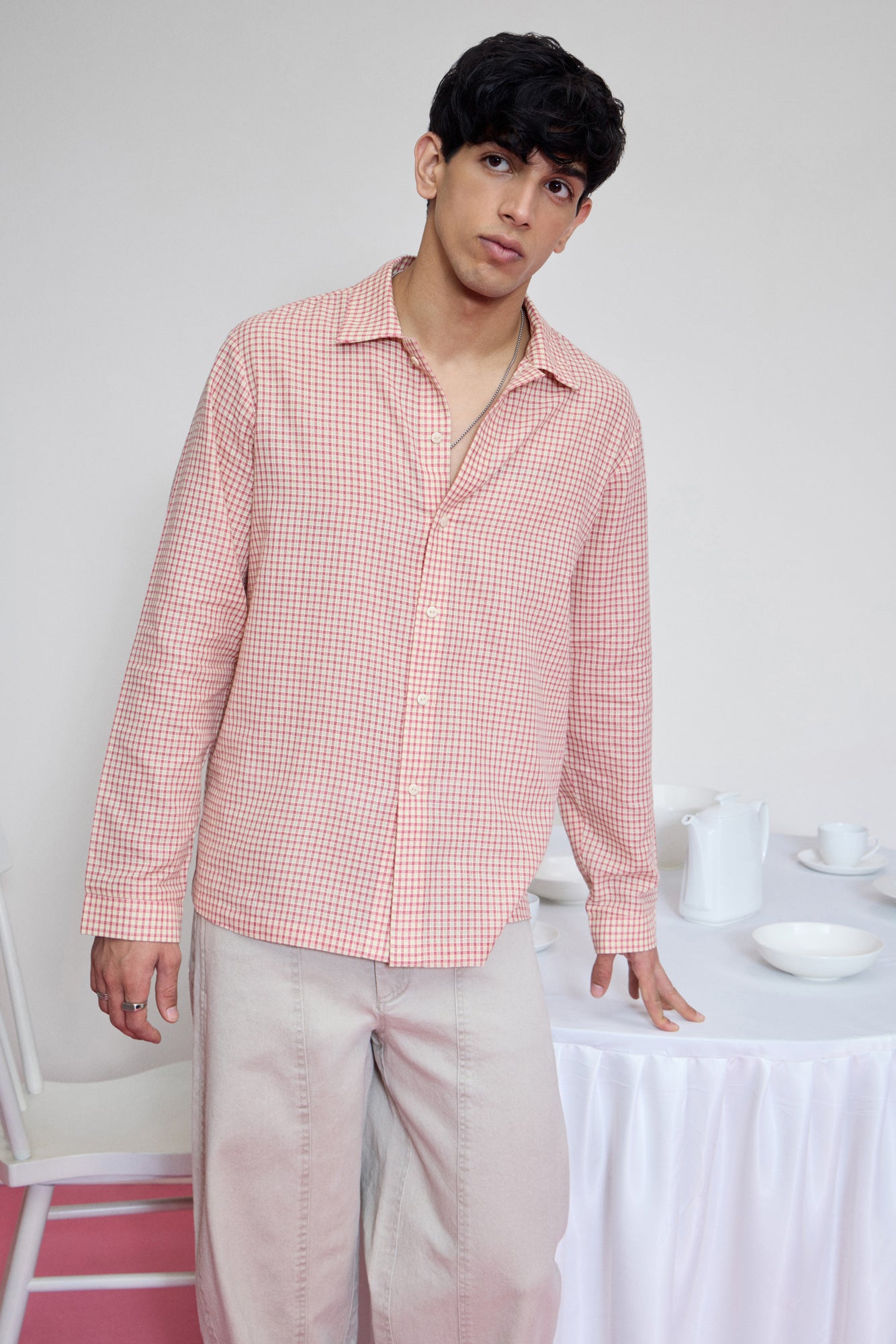 MICRO CHECK SHIRT