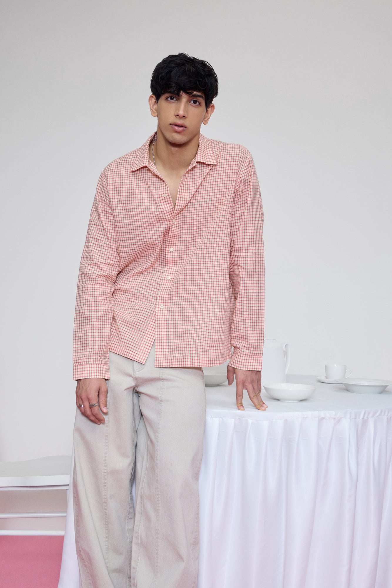 MICRO CHECK SHIRT