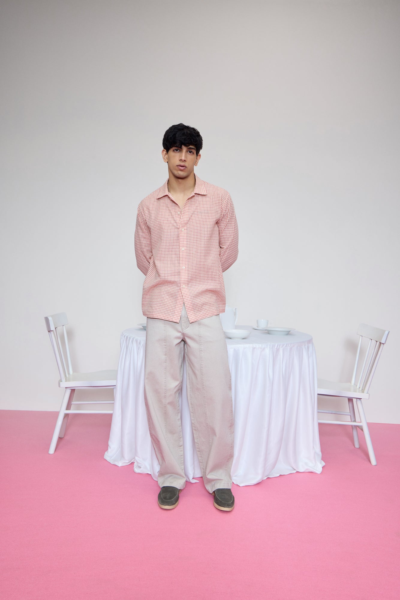 MICRO CHECK SHIRT