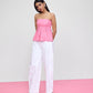 BOX PLEAT TOP (PINK)