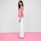 BOX PLEAT TOP (PINK)